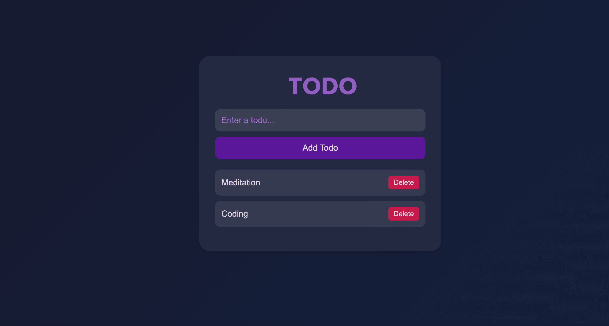 TODO project image